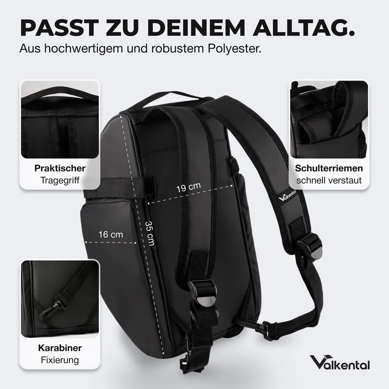 Trunk Bag - Aufliegende 3in1 Gepäckträgertasche mit Rucksackfunktion - B-Ware