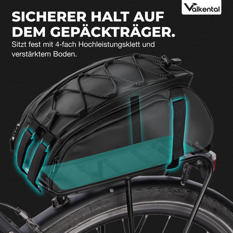 Trunk Bag - Aufliegende 3in1 Gepäckträgertasche mit Rucksackfunktion - B-Ware