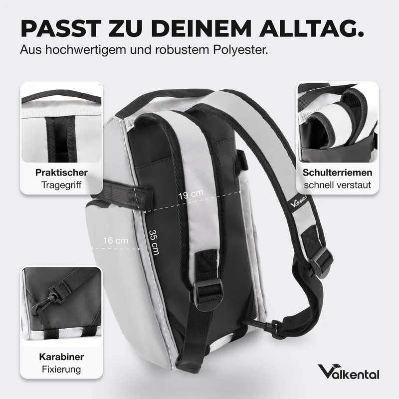 Trunk Bag - Aufliegende 3in1 Gepäckträgertasche mit Rucksackfunktion - B-Ware