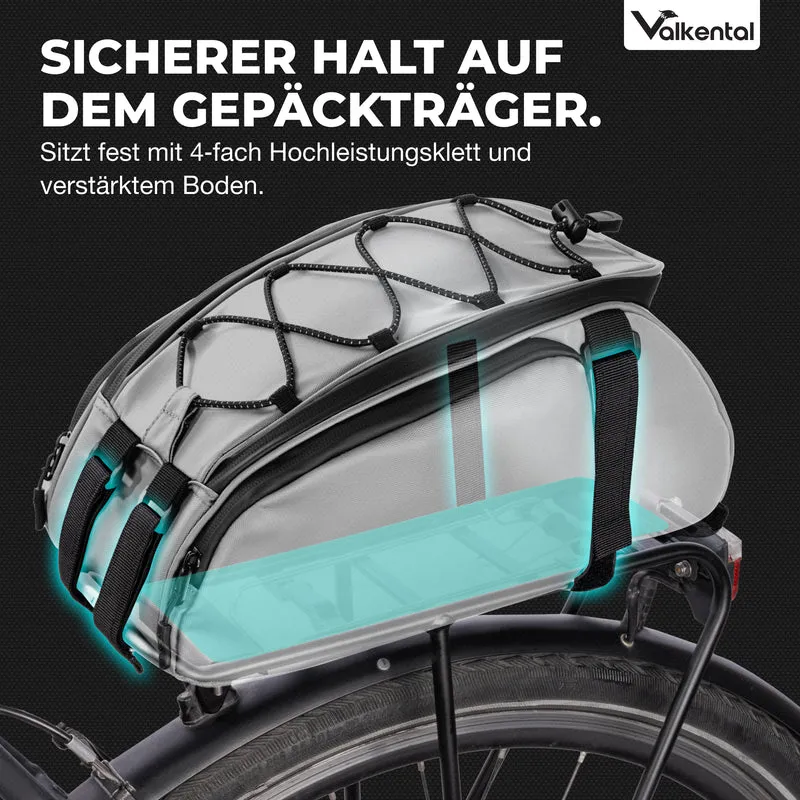 Trunk Bag - Aufliegende 3in1 Gepäckträgertasche mit Rucksackfunktion - B-Ware
