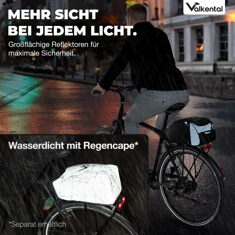 Trunk Bag - Aufliegende 3in1 Gepäckträgertasche mit Rucksackfunktion - B-Ware