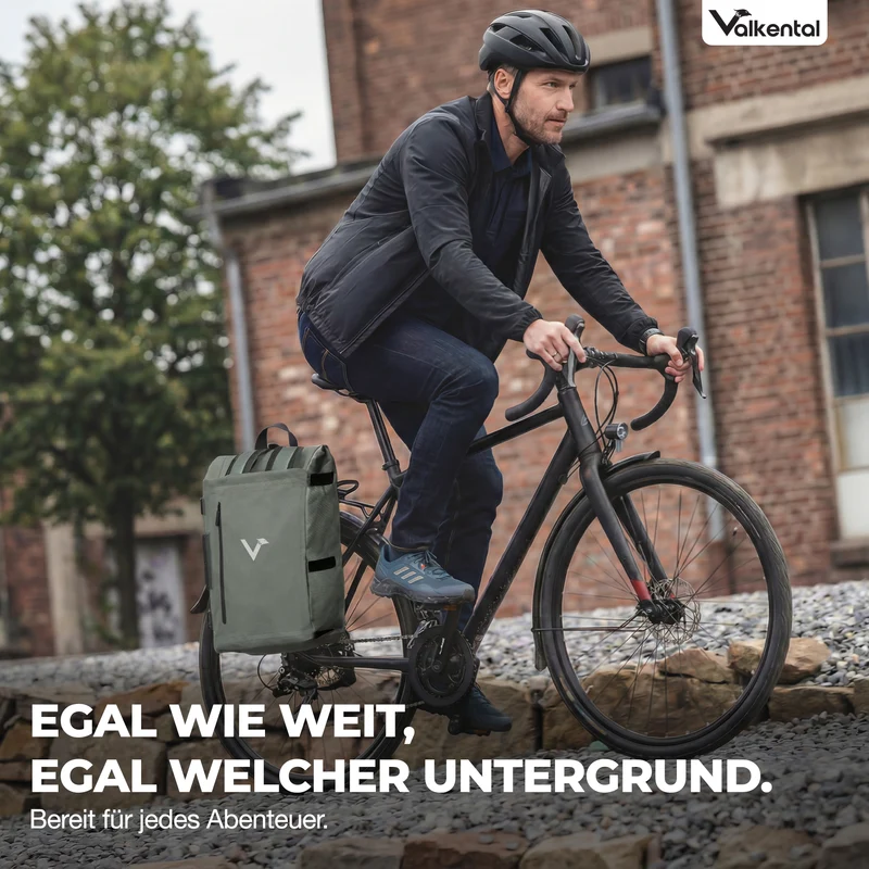 NEU: TrailX - 2in1 Fahrradtasche & Rucksack für jeden Untergrund - B-Ware