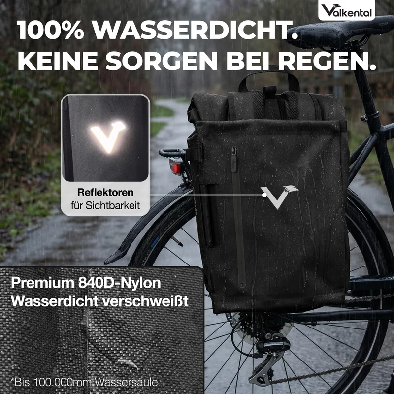 NEU: TrailX - 2in1 Fahrradtasche & Rucksack für jeden Untergrund - B-Ware