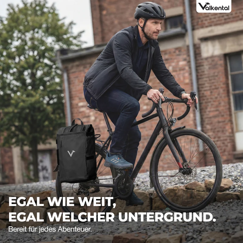 NEU: TrailX - 2in1 Fahrradtasche & Rucksack für jeden Untergrund - B-Ware