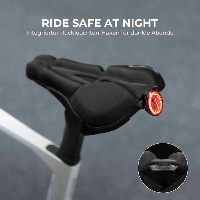 Fahrradsattel Überzug – Ergonomische Sattelbezug Fahrrad met Memory-Foam & 3D-geformter Polsterung