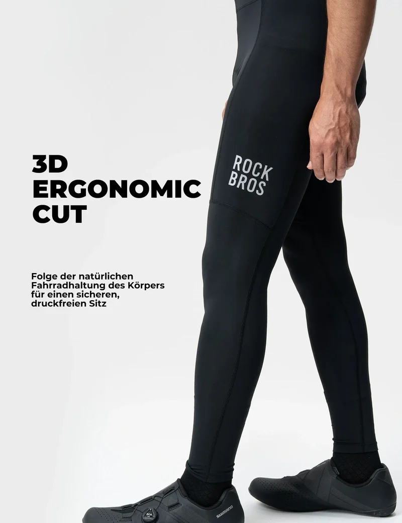 Herren Fahrradhose - 3D Ergonomischer Schnitt, 6H+