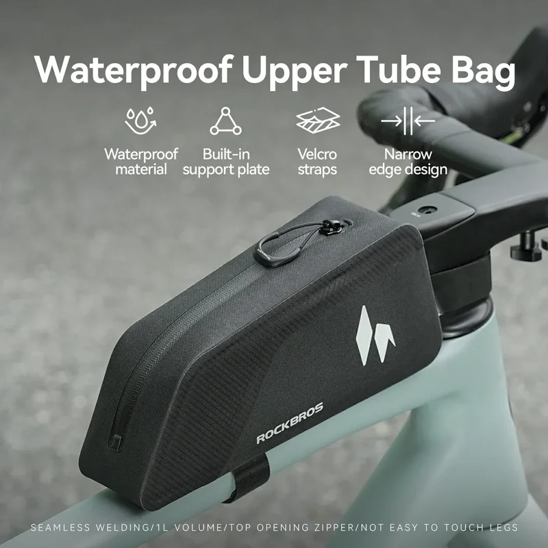 100% Wasserdichte Oberrohrtasche 1L AS-151 RideMate