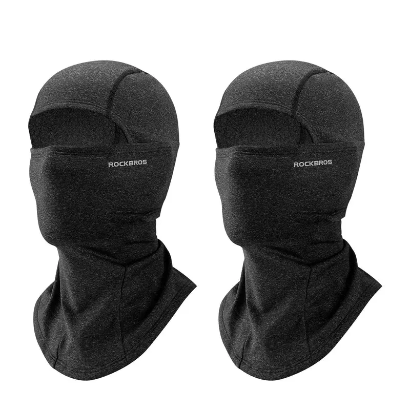 ROCKBROS Sturmhaube 2er Set Herbst Winter Bivakmuts voor Outdoorsport Unisex