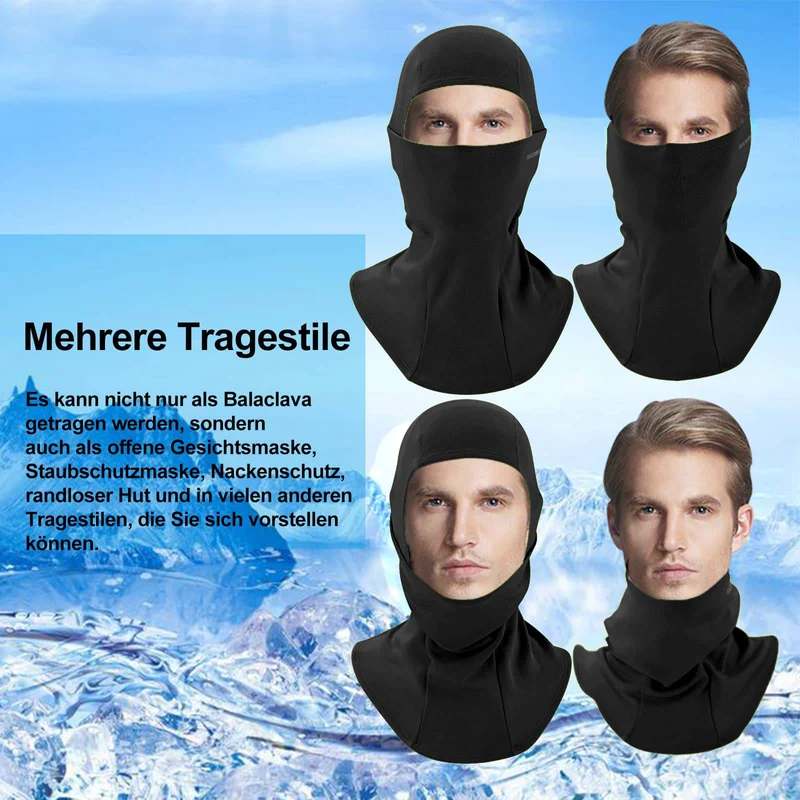 ROCKBROS Sturmhaube 2er Set Herbst Winter Bivakmuts voor Outdoorsport Unisex