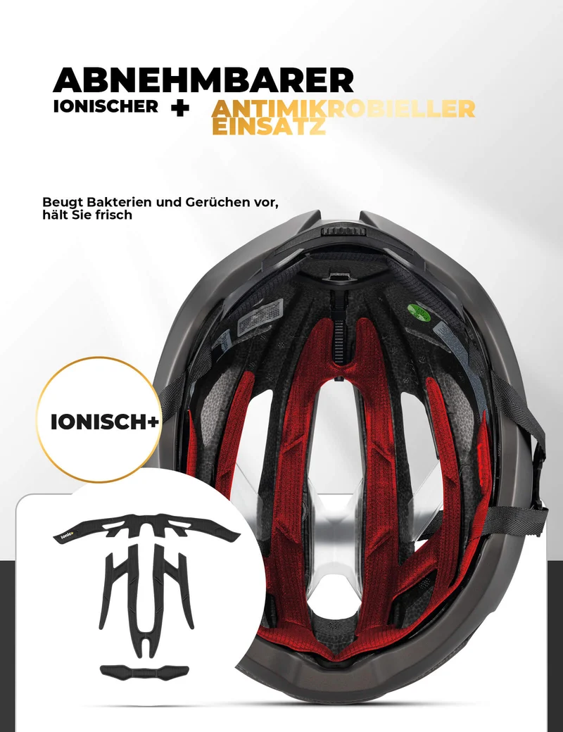 Fahrradhelm met verstärkungsrahmen 58-62cm