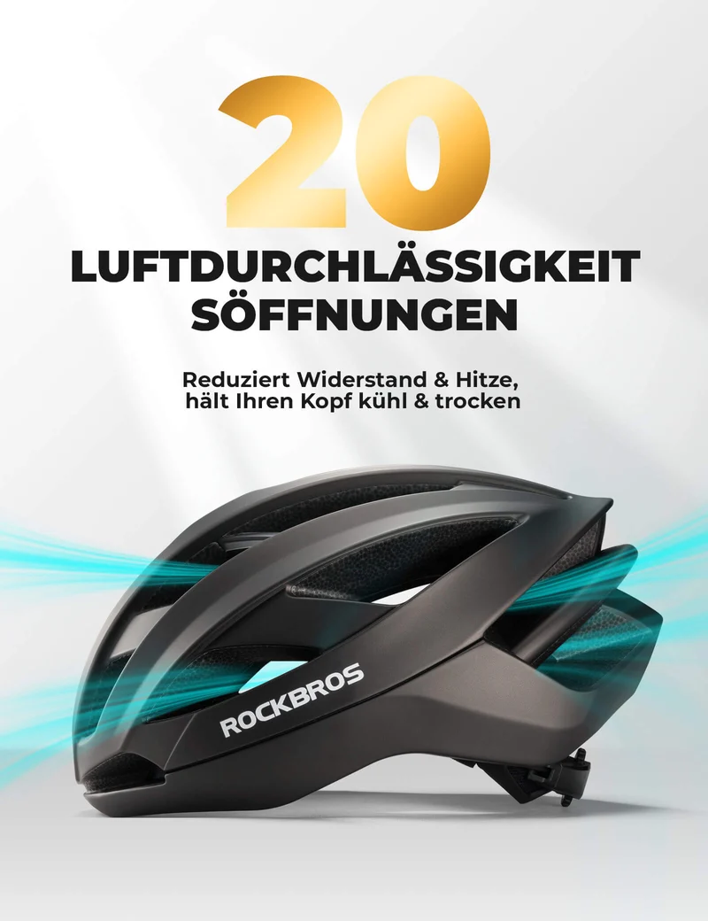 Fahrradhelm met verstärkungsrahmen 58-62cm