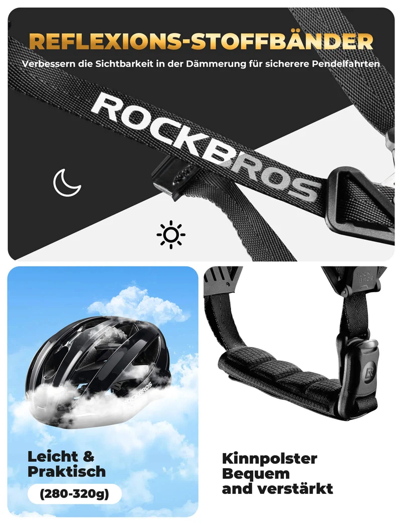 Fahrradhelm met verstärkungsrahmen 58-62cm