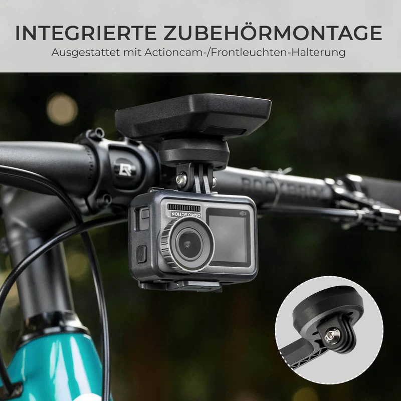 Fahrradcomputer Halterung Compatibel voor Fahrradlenker 31.8 mm Compatibel voor Garmin, Wahoo, Bryton