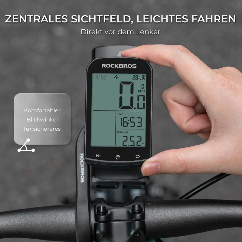 Fahrradcomputer Halterung Compatibel voor Fahrradlenker 31.8 mm Compatibel voor Garmin, Wahoo, Bryton