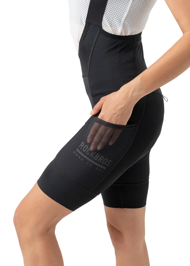 Road-to-Sky Damen-Radlerhose met Trägern