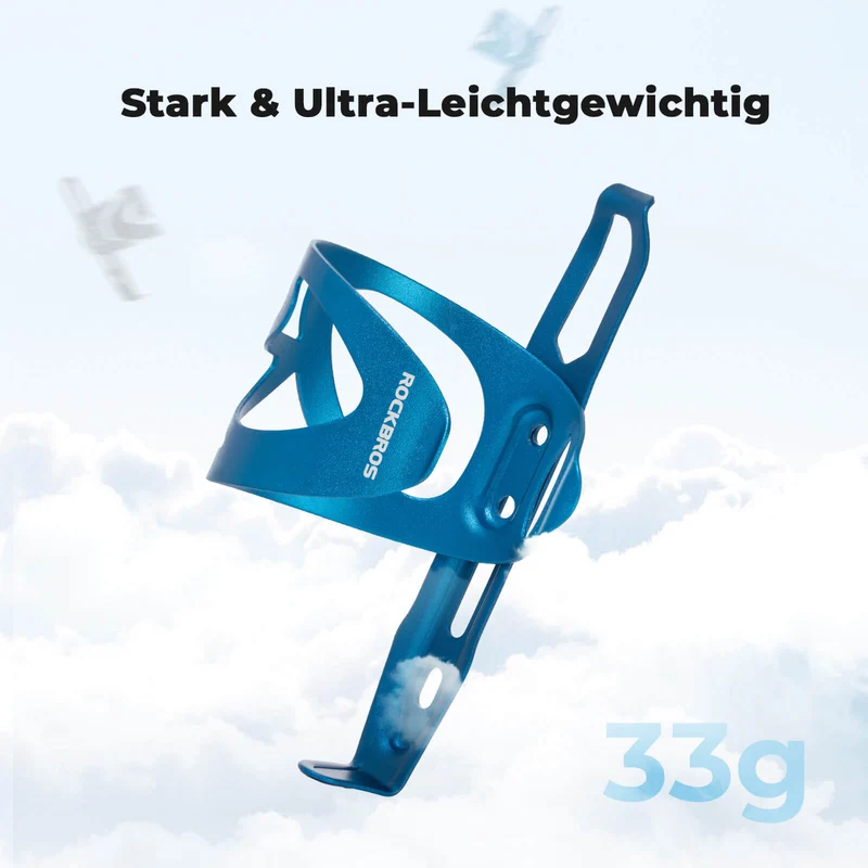ROCKBROS Fahrrad Flaschenhalter Ultra-Leicht - 33g Alu-Legierung voor MTB/Rennrad