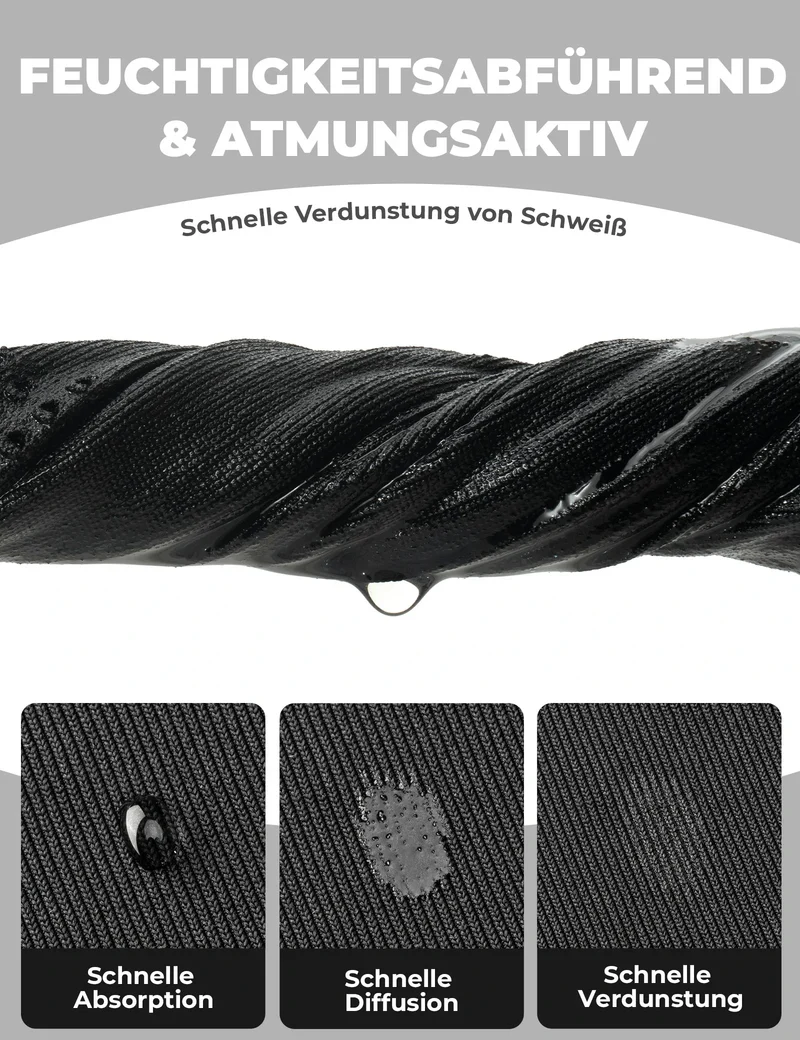 Sturmhaube Balaclava, Atmungsaktive Skimasker Schwarz-Grau