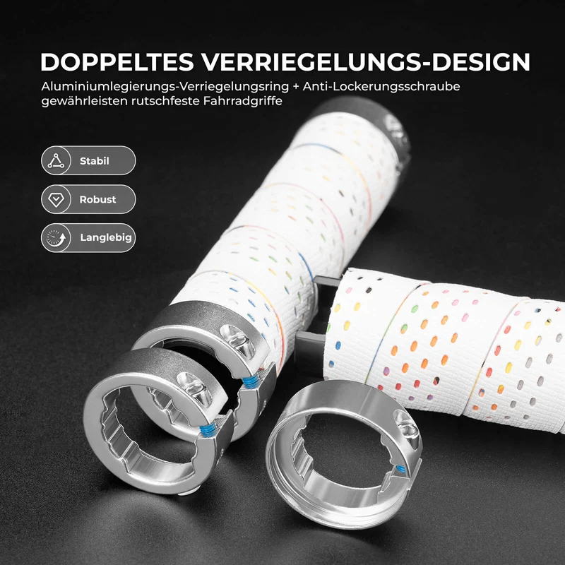 Lenkergriffe 22 mm Doppelverschluss