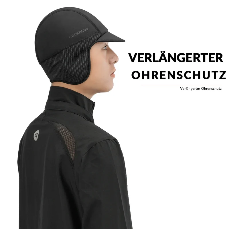 Зімовы Fahrrad Mütze Helmmütze Warm und Dehnbar Fahrradkappe