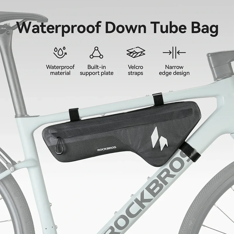 100% waterdicht Fahrrad Rahmentasche Dreiecktasche 1.9L AS-152 RideMate