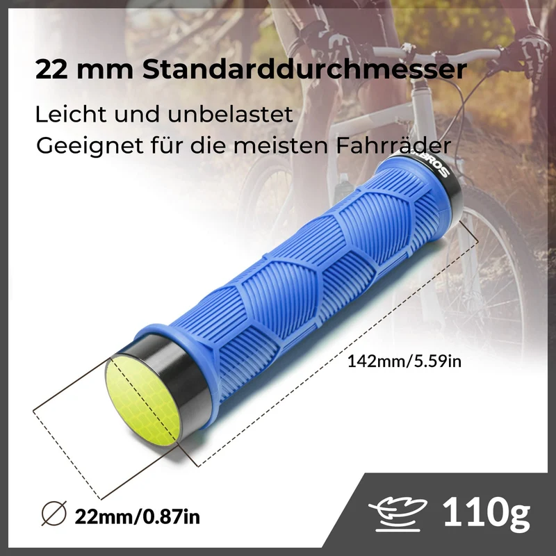 Fahrrad Lenkergriffe Doppelverschluss voor 22,2 mm Lenke