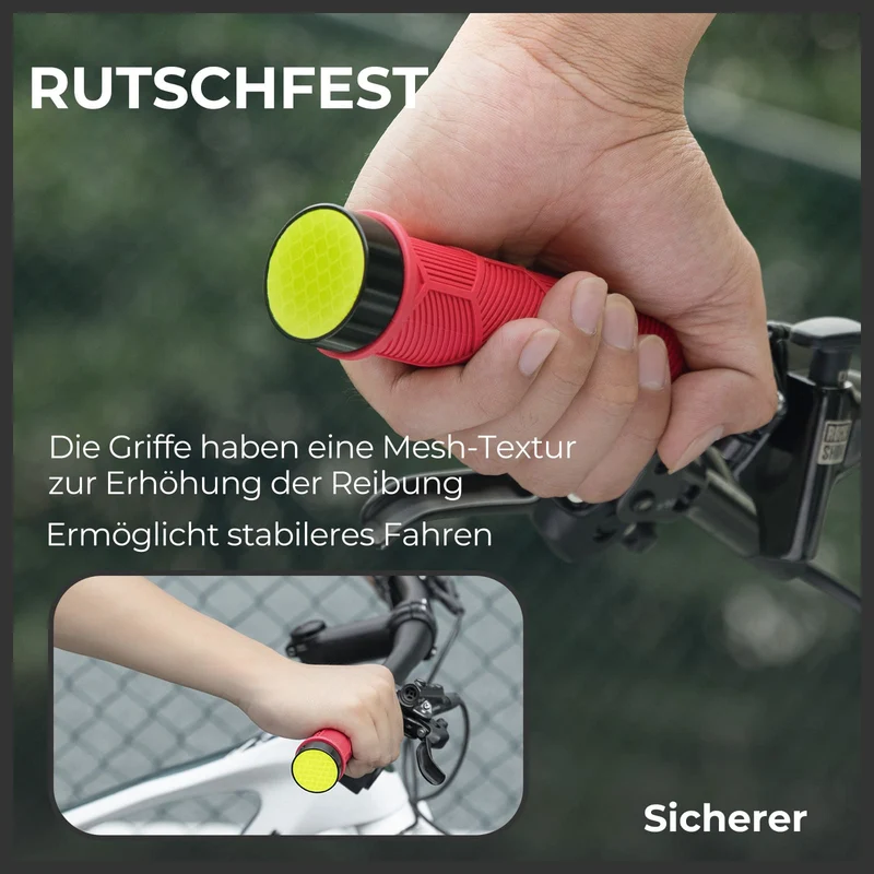 Fahrrad Lenkergriffe Doppelverschluss voor 22,2 mm Lenke