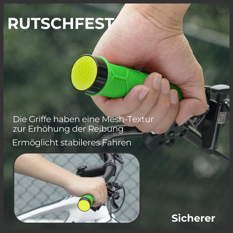Fahrrad Lenkergriffe Doppelverschluss voor 22,2 mm Lenke