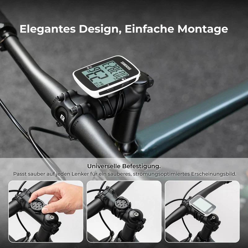 ROCKBROS Fahrradcomputer Kabellos R1