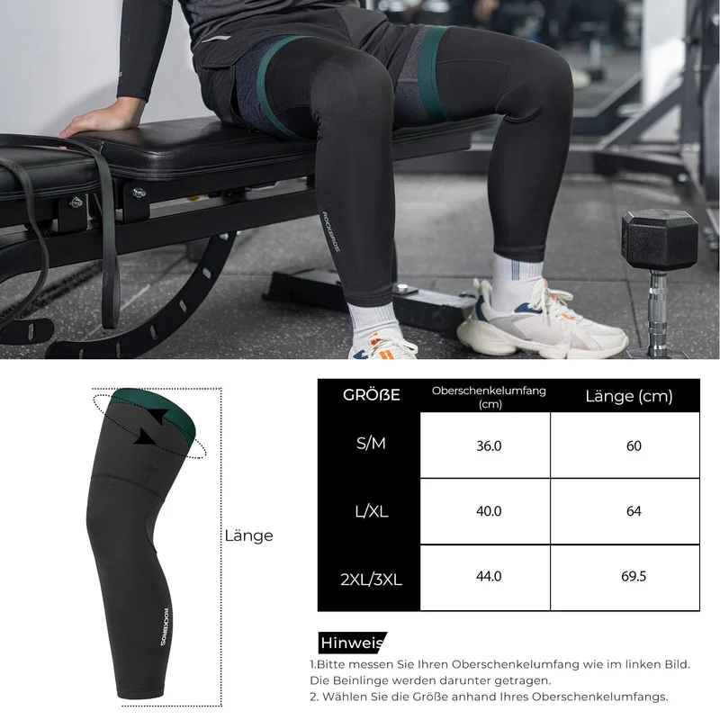 Fahrrad Beinlinge Winter Thermo S-3XL (1 пара)
