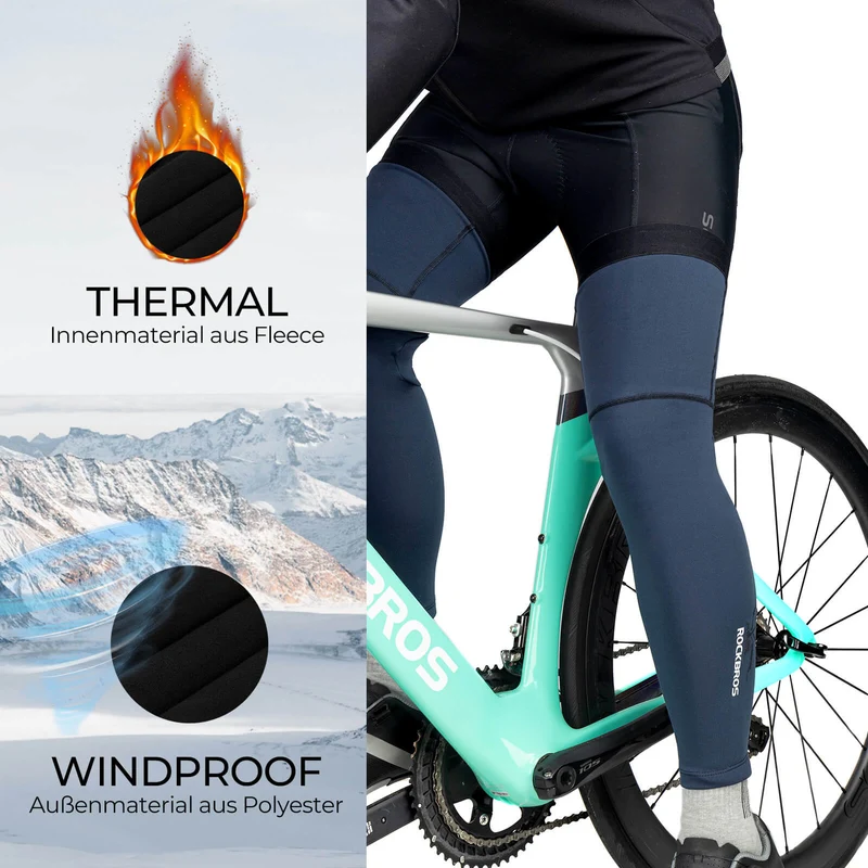 Fahrrad Beinlinge Winter Thermo S-3XL (1 пара)