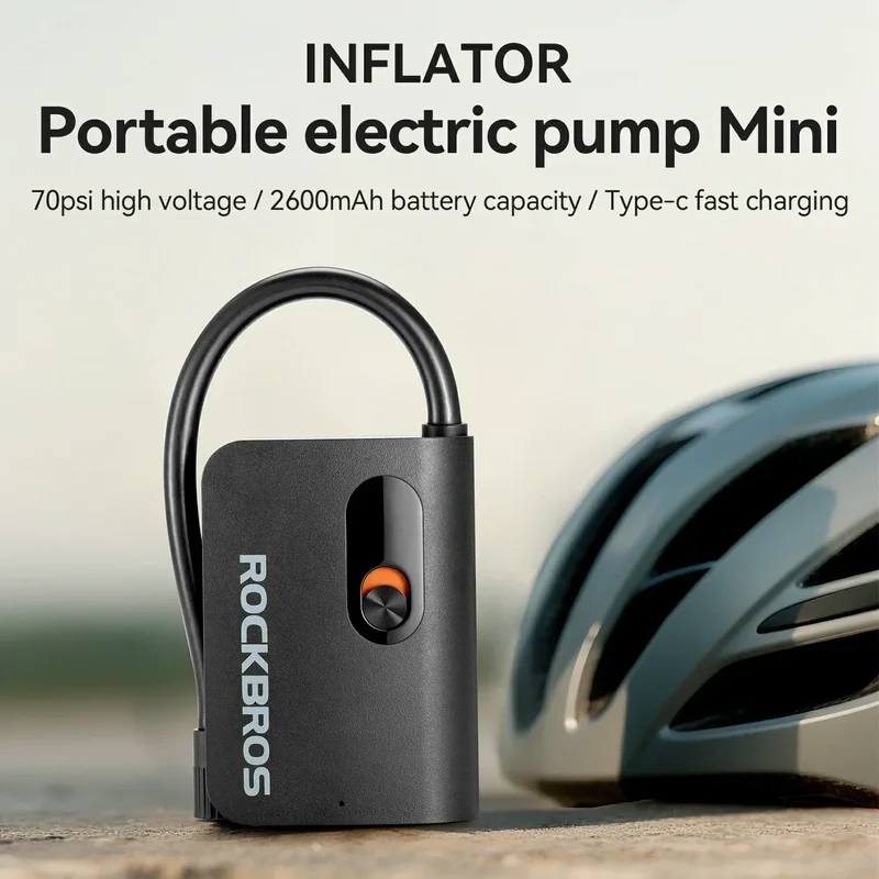 Elektrische Fahrradpomp 70 PSI L1
