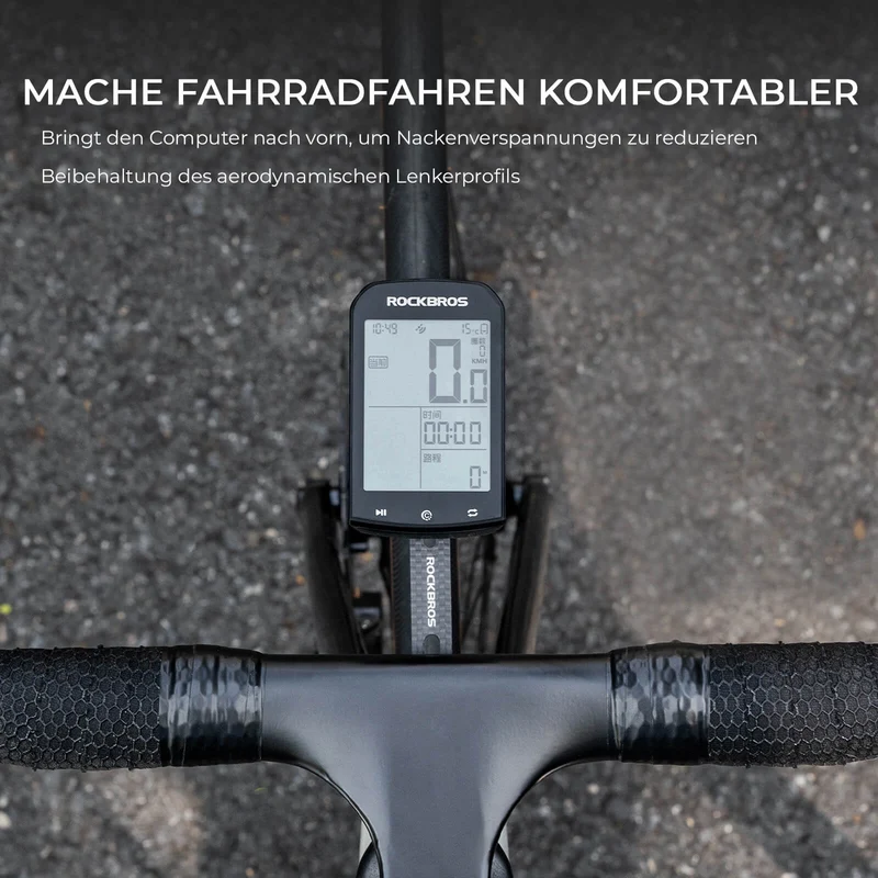 Universal Fahrrad Computer Halterung Leicht & Werkzeugfrei
