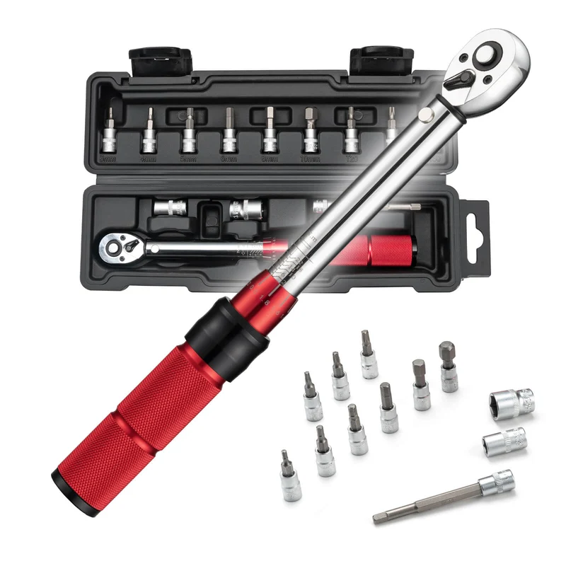 Fahrrad Drehmomentschlüssel Set 2-24 Nm, multifunctionele reparatiewerkzeug