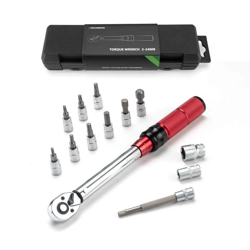 Fahrrad Drehmomentschlüssel Set 2-24 Nm, multifunctionele reparatiewerkzeug