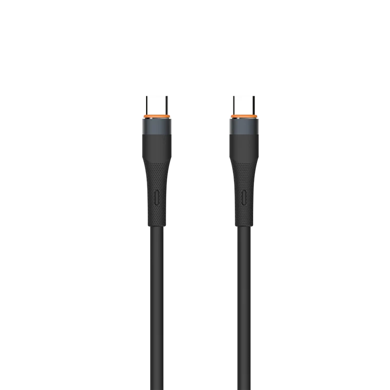 USB Datenkabel - USB Type-C auf USB Type-C - Soft Touch Silikon - 120 cm - verschiedene Farben