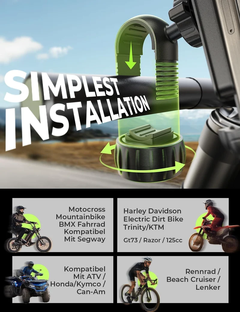 LISEN Mobile Phone Holder Bicycle Handlebar