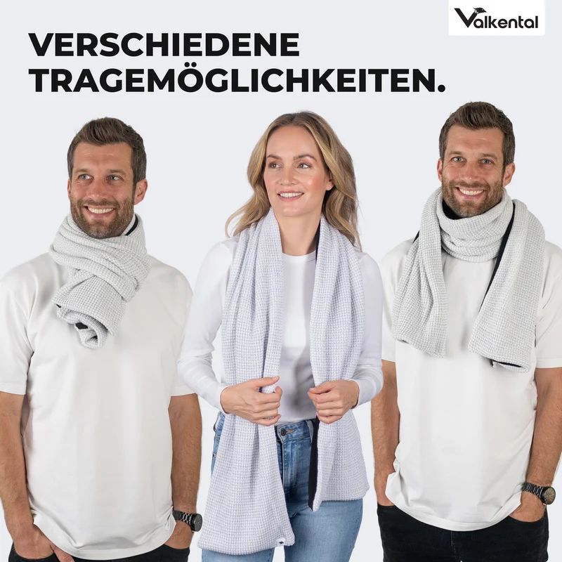 NEU: Reflective Scarf - Reflektierender Strickschal mit Fleece-Innenseite