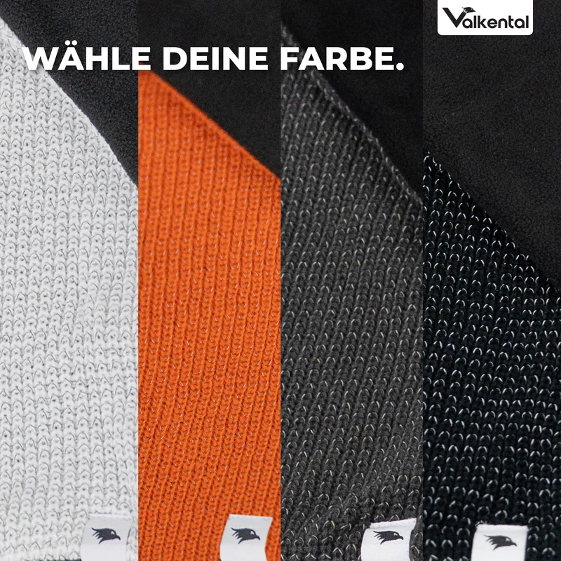 NEU: Reflective Scarf - Reflektierender Strickschal mit Fleece-Innenseite
