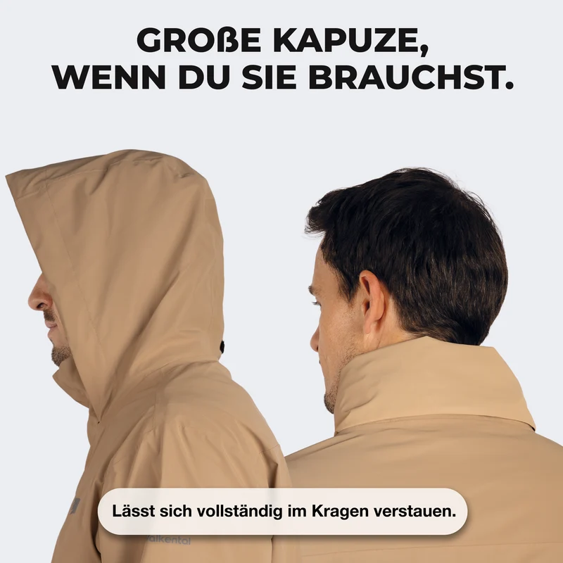 3in1 Smart Jacket - 100% reflektierend & wasserdicht mit Fleece Zipp-In - B-Ware