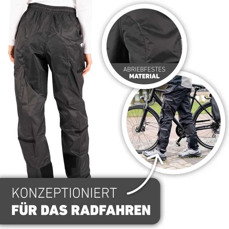 Ultimate Bike Pant - Reflektierende & Wasserdichte Regenhose - Unisex - B-Ware