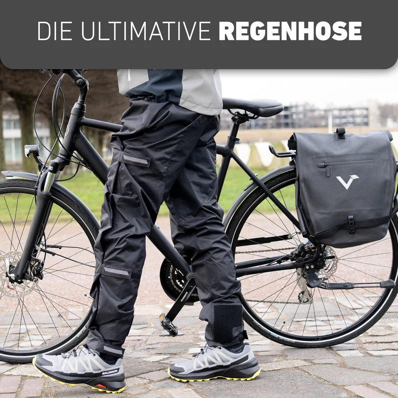 Ultimate Bike Pant - Reflektierende & Wasserdichte Regenhose - Unisex - B-Ware