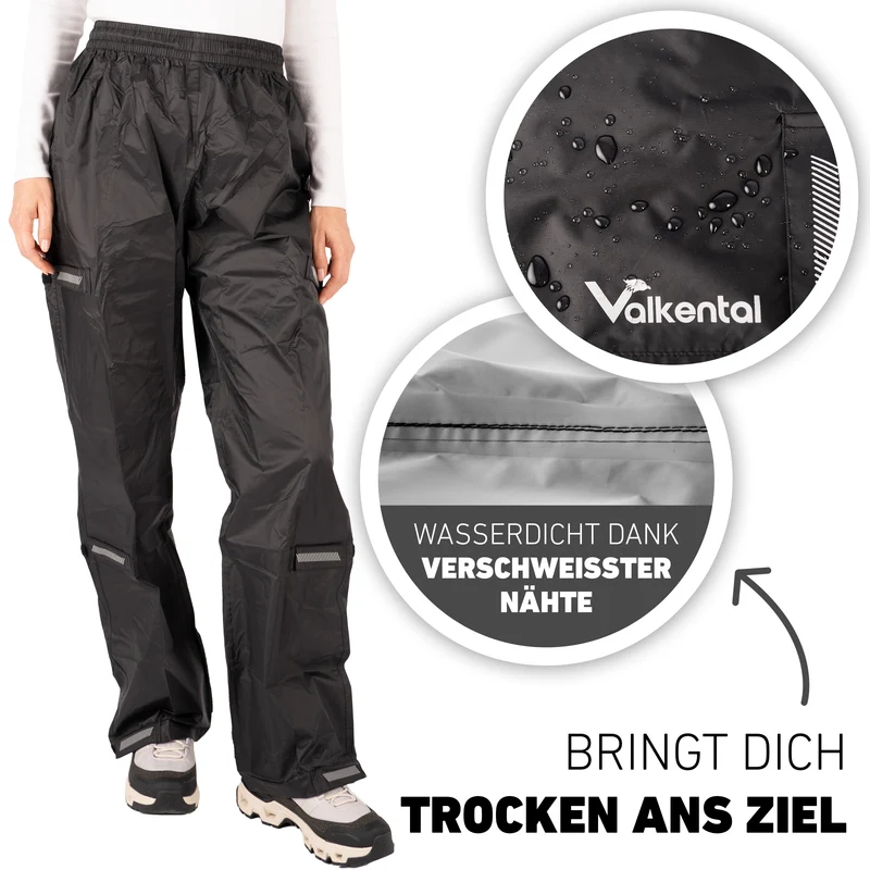 Ultimate Bike Pant - Reflektierende & Wasserdichte Regenhose - Unisex - B-Ware