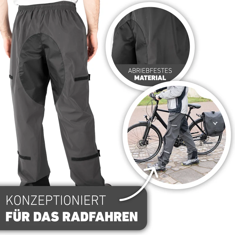 Ultimate Bike Pant - Reflektierende & Wasserdichte Regenhose - Unisex - B-Ware