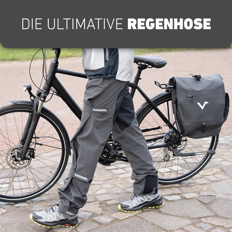 Ultimate Bike Pant - Reflektierende & Wasserdichte Regenhose - Unisex - B-Ware