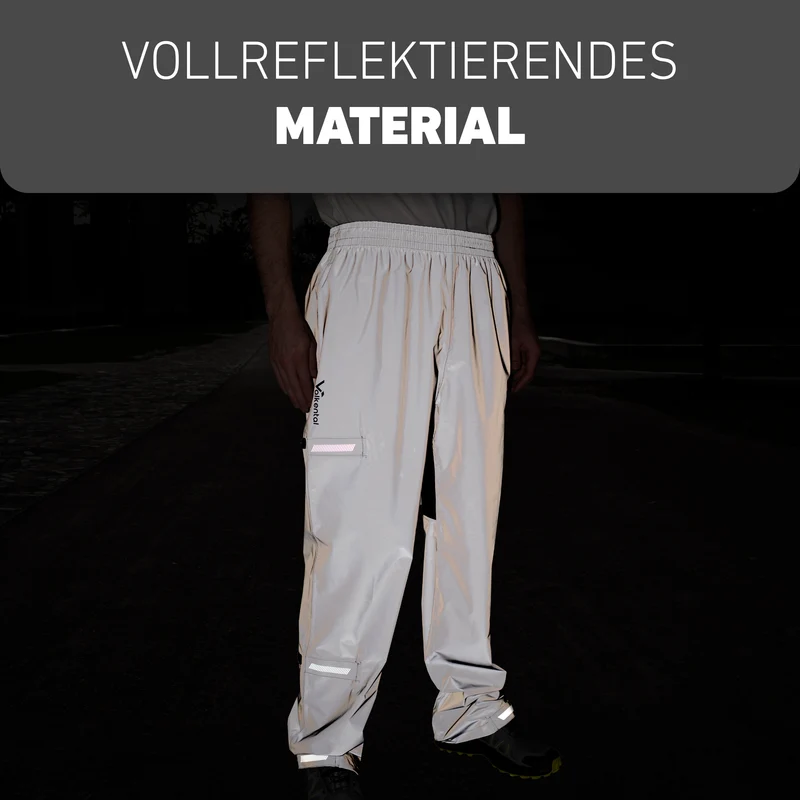 Ultimate Bike Pant - Reflektierende & Wasserdichte Regenhose - Unisex - B-Ware