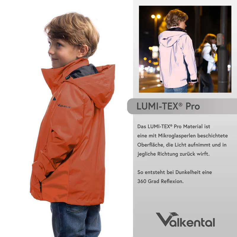 3in1 Smart Jacket - Reflektierende Jacke mit Fleece Zipp-In für Kinder & Jugendliche