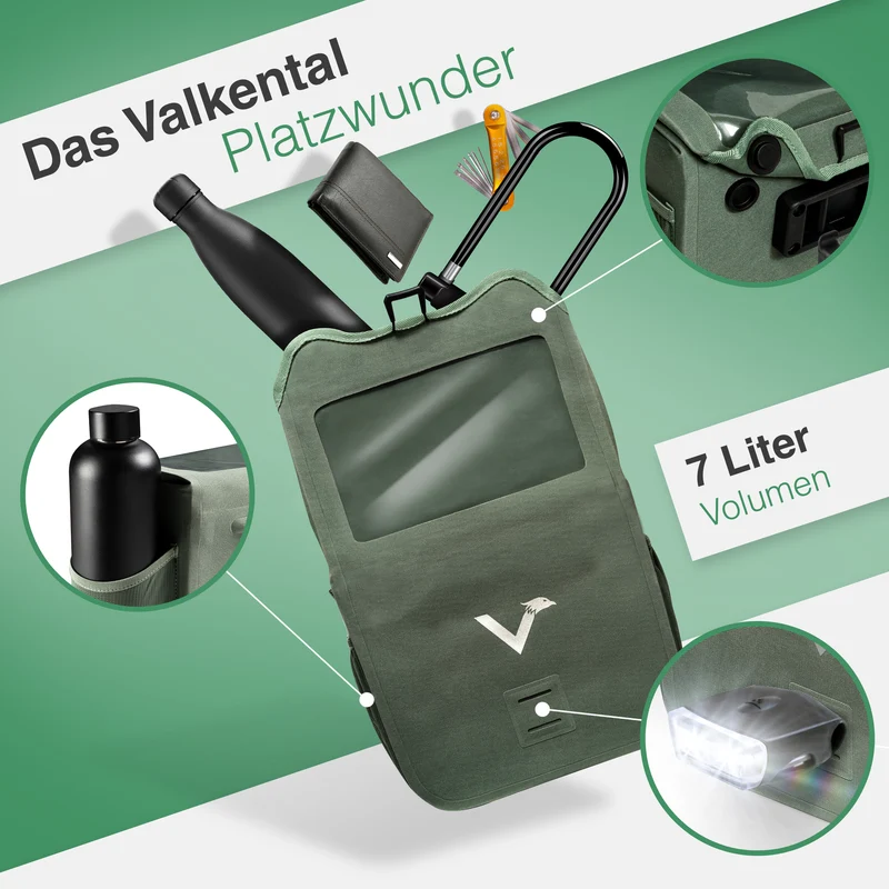 Front Pack - Robuste & wasserdichte Lenkertasche