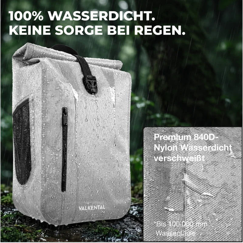 Waterproof Backpack - Wasserdichter reflektierender Rucksack