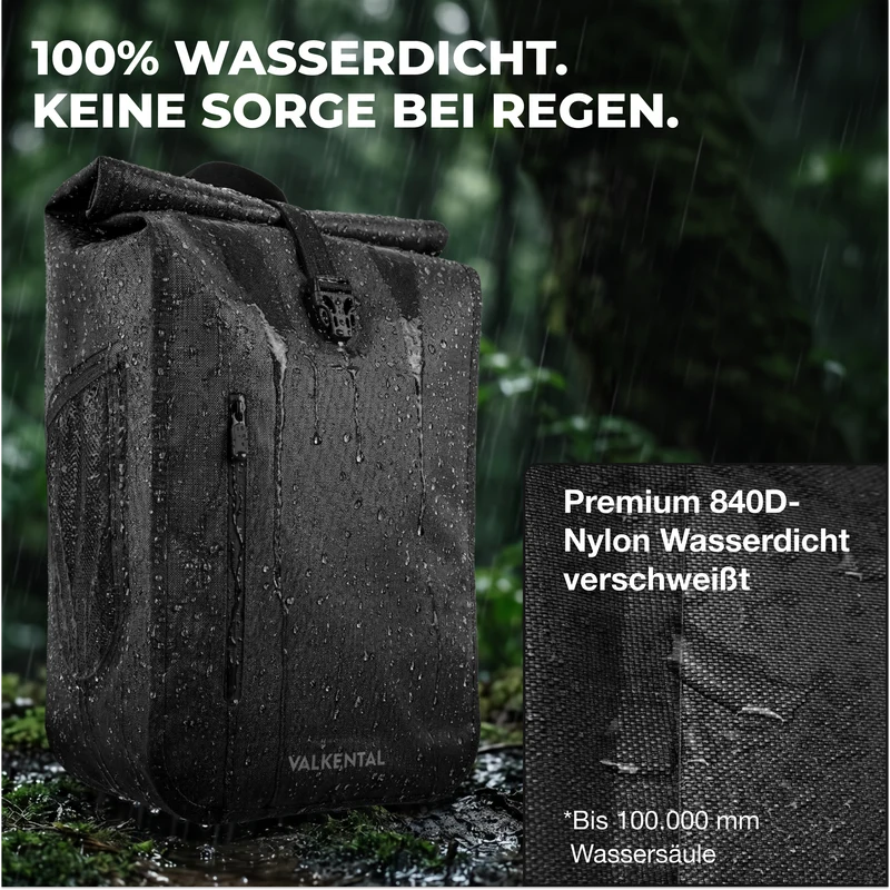 Waterproof Backpack - Wasserdichter reflektierender Rucksack