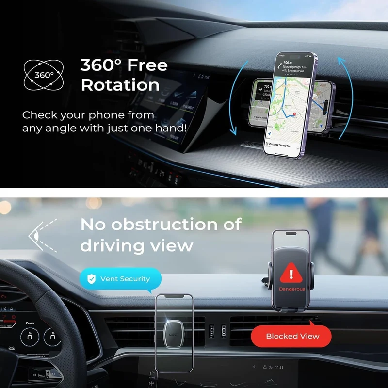 LISEN Magnetic Phone Holder for Car